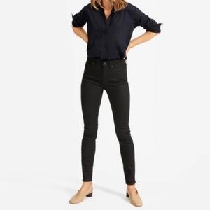 Everlane The Mid Rise Skinny in Black size 24 NWT
